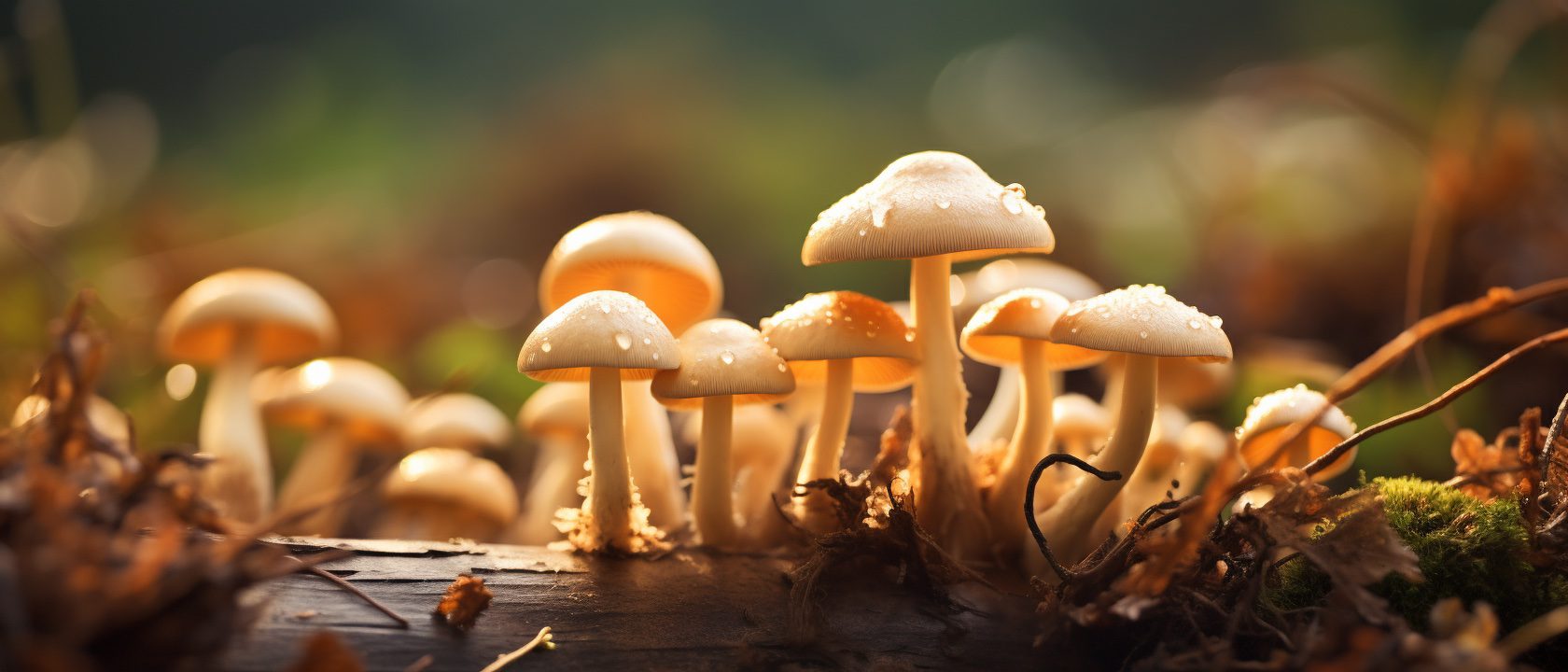 wilde pilze im deutschen wald